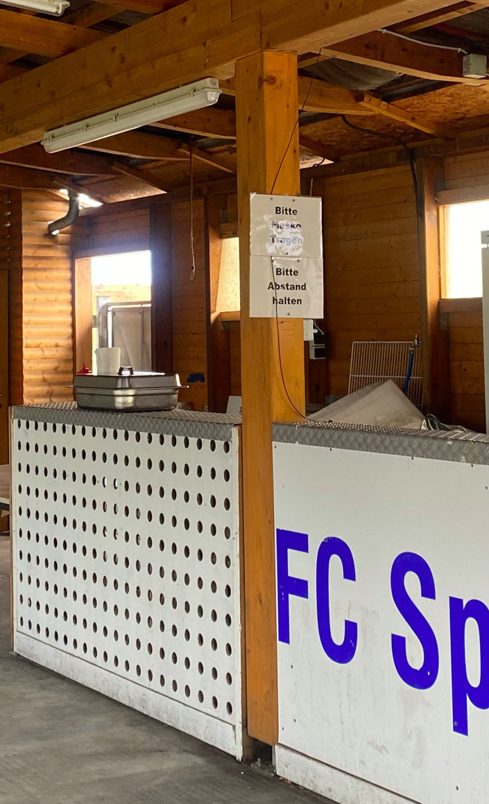 Sanierung von Werners Hütte und der Beregnungsanlage des FC Spöck e.V.