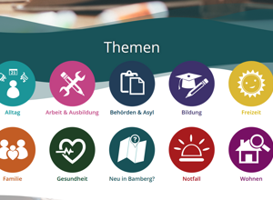 BAmigra - Web-App mit allen Informationen für Geflüchtete in Bamberg