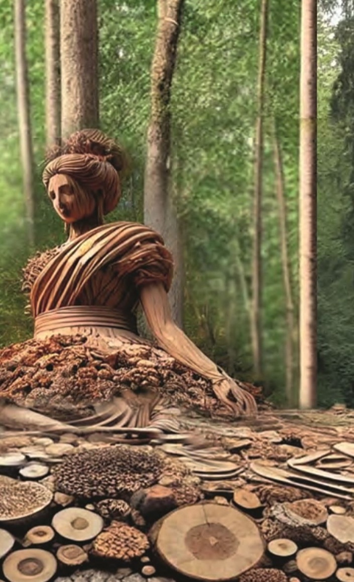 Waldkunst für ALLE - 5 neue Werke auf dem Waldkunstpfad Darmstadt