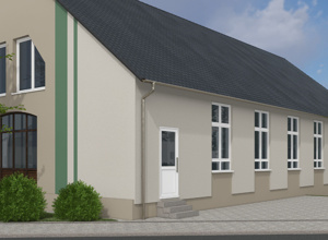 Fassadensanierung der Hüssenberg-Halle