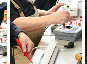 Arbeit schaffen - Umwelt schonen - Elektroprüfung aufbauen