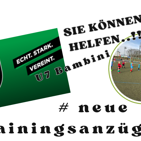 Trainingsanzüge für die Wilden der U7 vom FSV Neunkirchen-Seelscheid