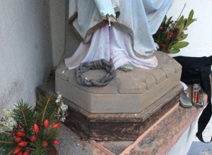 Restaurierung  Terrakottafigur Pieta/Seits-Kapelle