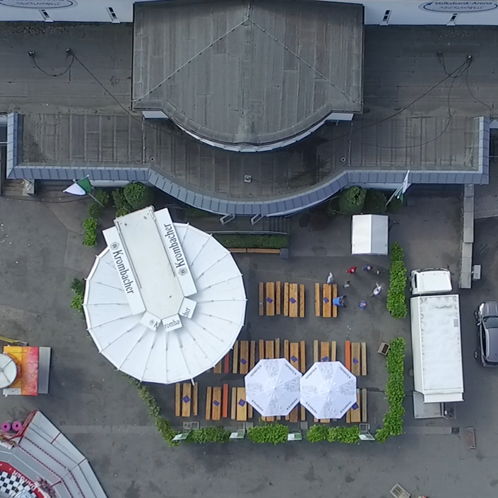 Biergarten Volksbankarena Sauerlandhalle