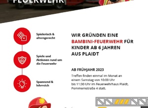 Gründung der Bambini-Feuerwehr Plaidt