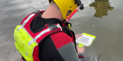 Handsonargerät Aqua-Eye für die Wasserrettung