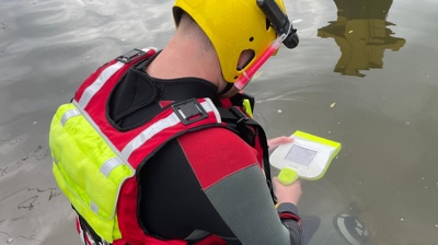 Handsonargerät Aqua-Eye für die Wasserrettung