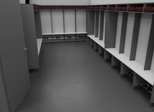 Renovierung Spielerkabinen