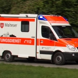 Zeltheizung für die Malteser