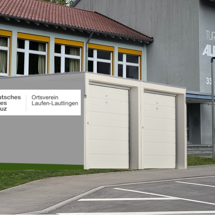 Großraumgaragen für Einsatzfahrzeug und Material
