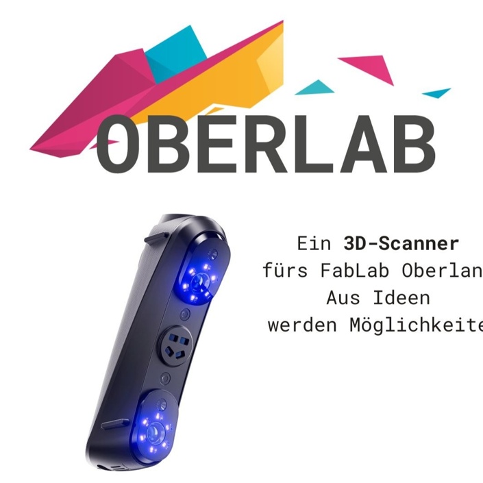Aus Ideen werden Möglichkeiten– Ein 3D-Scanner fürs FabLab Oberland