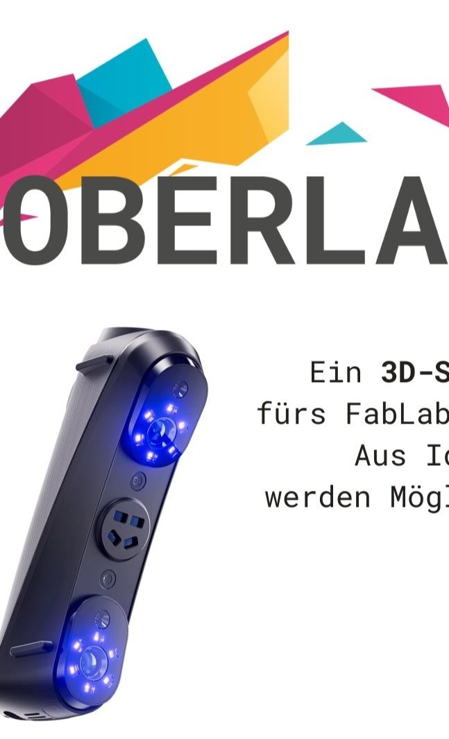 Aus Ideen werden Möglichkeiten– Ein 3D-Scanner fürs FabLab Oberland