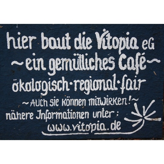 Fair naschen bei Vitopia im Herrenkrugpark - ein Café entsteht