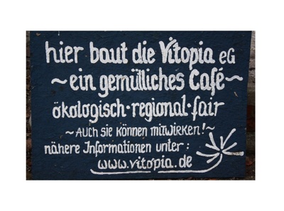 Fair naschen bei Vitopia im Herrenkrugpark - ein Café entsteht