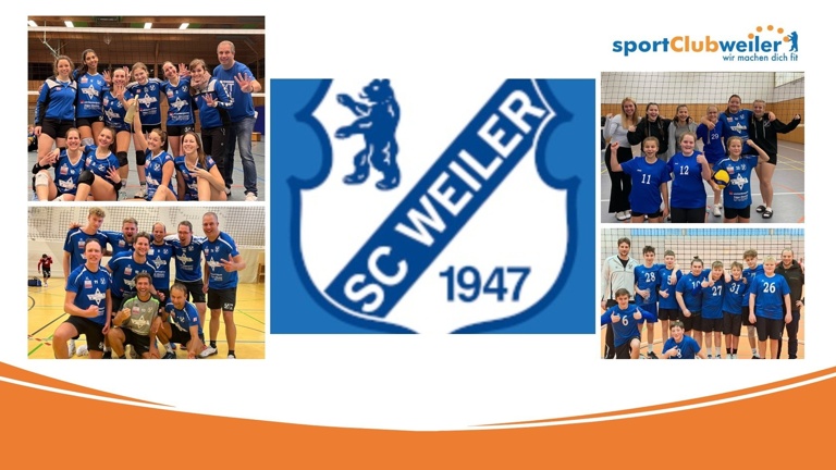 Neue Volleyballtrikots für den SC Weiler
