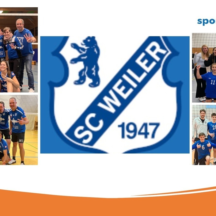 Neue Volleyballtrikots für den SC Weiler