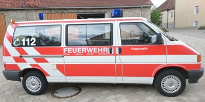 Mannschaftsbus für die Feuerwehr Hopferstadt