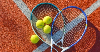 Verlosung eines Tennisschlägers