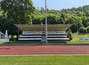 Sanierung der Tribüne im Albeck-Stadion