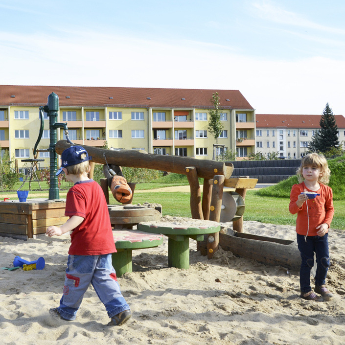 Wasserspielplatz für unsere Pänz