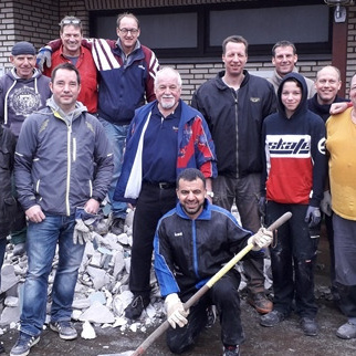 Sanierung des Umkleidetrakts der Fußballabteilung
