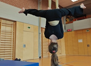 Bodenturnmatte und Trapez für das Kinderturnen und die Kinderakrobatik