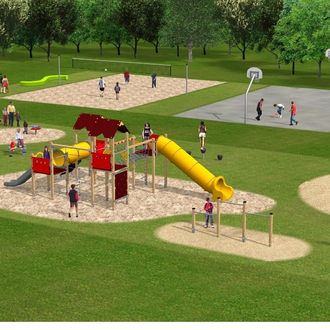 Spielhaus für Kinderspielplatz Gummersbach-Berstig