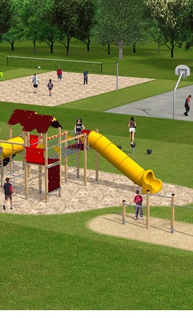 Spielhaus für Kinderspielplatz Gummersbach-Berstig