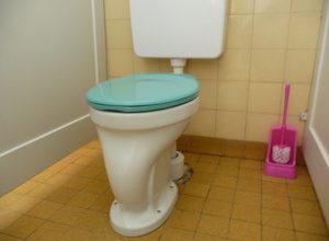 Eine neue Toilette für die Schulwerkstatt