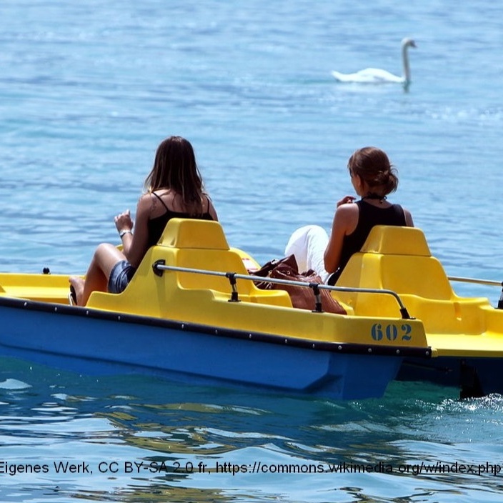 Ein Tretboot für den Drilandsee