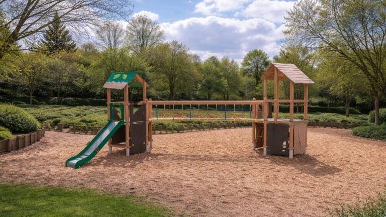 Raus ins Abenteuer – neue Außenspielgeräte für die Kita Pfiffikus