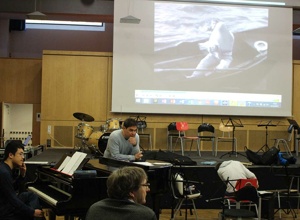 Musik für Stummfilme von Schülern