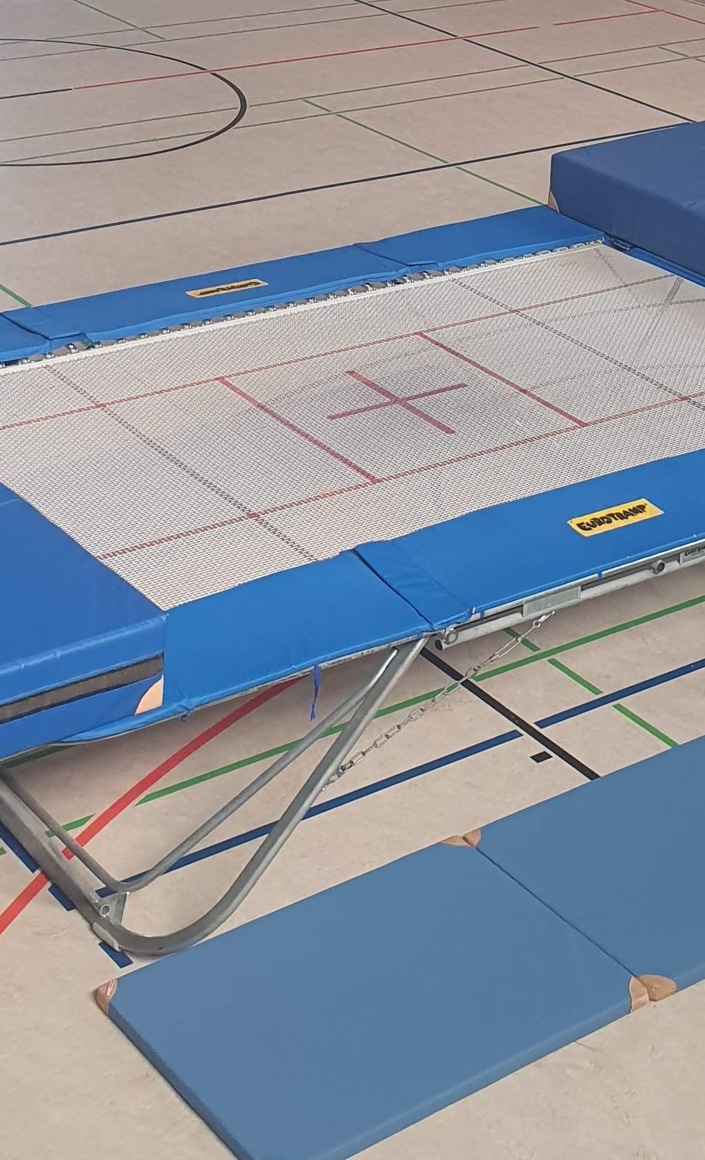 Ein neues Trampolin für die Gorillas