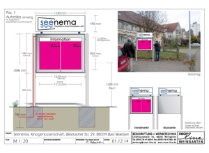 Schaukasten für`s seenema Bad Waldsee