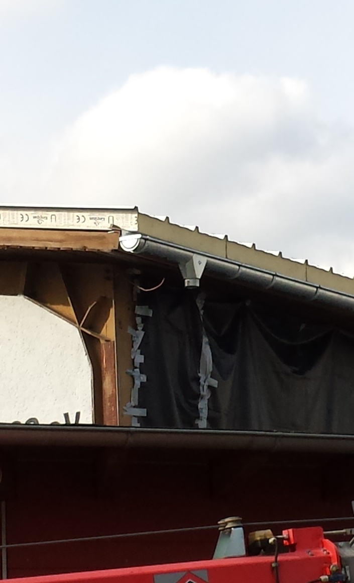 Neues Dach für den TV Heidelsheim