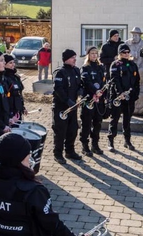 Neue Fasnetsuniform Fanfarenzug Königseggwald