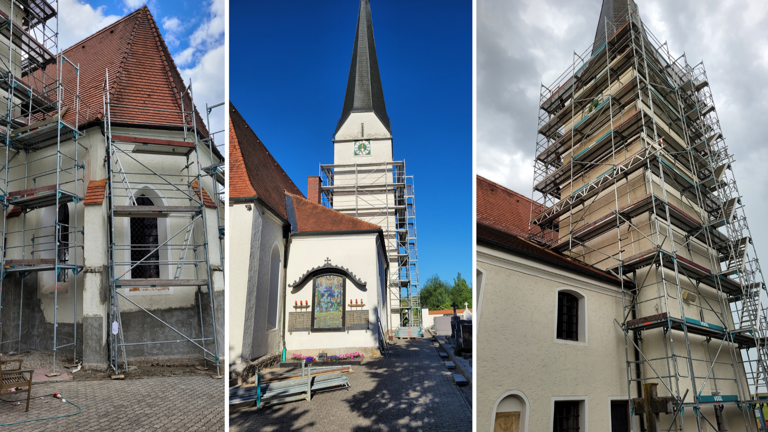 Kirchturmsanierung Eiberg