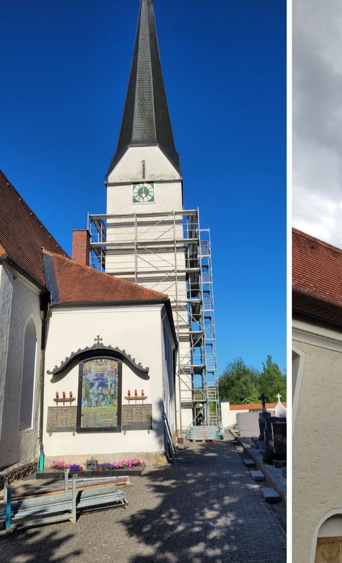 Kirchturmsanierung Eiberg