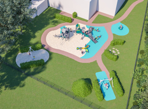 Barrierefreier Spielplatz Kita "Schatzkiste" Ibbenbüren