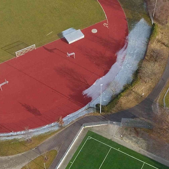 LED-Anzeigetafel für den FC Isny