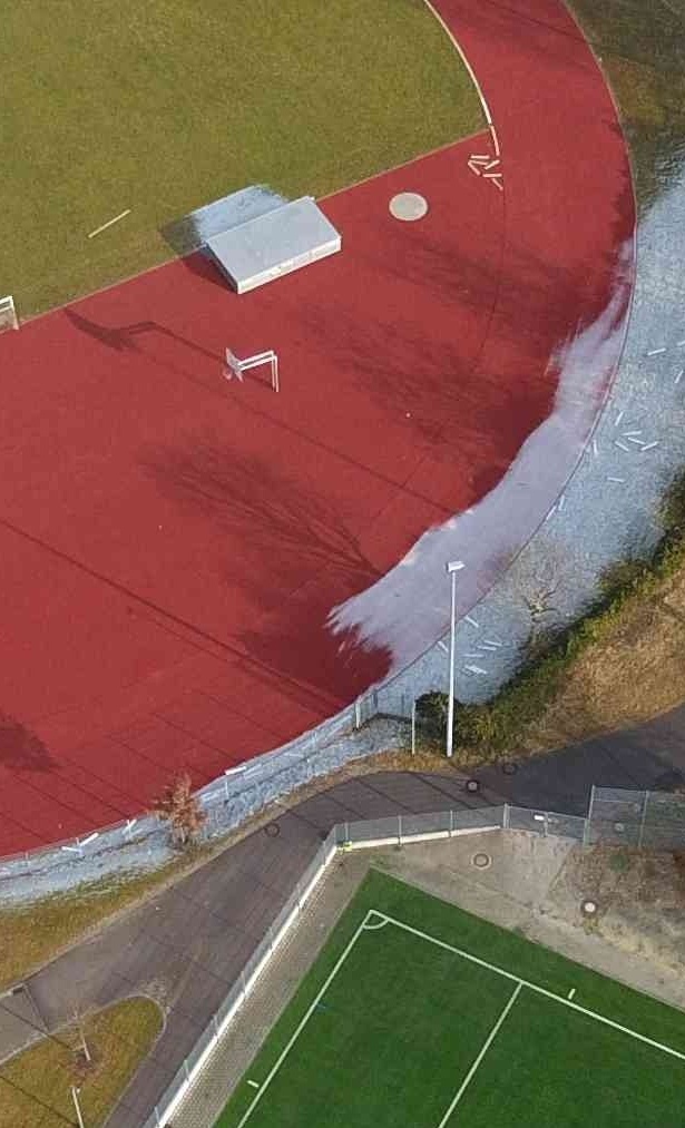 LED-Anzeigetafel für den FC Isny