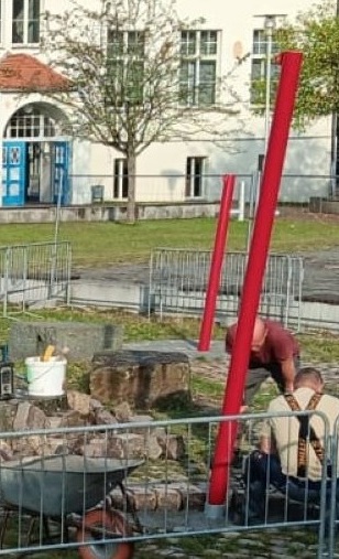 Verschattungsanlage für den Schulhof