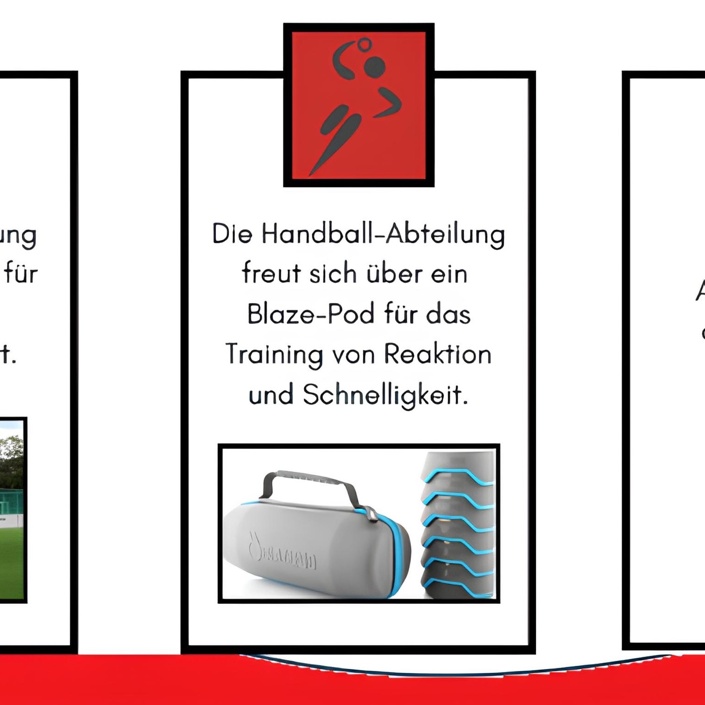SV Buckenhofen Spendenlauf - Soccercourt, Blaze-Pod, Gymnastikmatten
