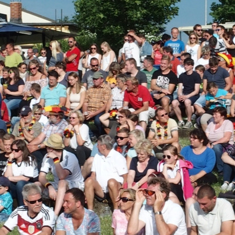 Public Viewing zur Fußball WM 2018