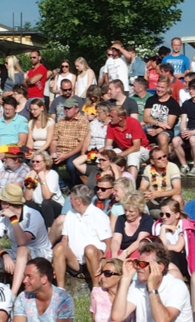 Public Viewing zur Fußball WM 2018