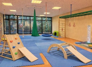 Bewegungs- und Turnraum für die Kinder im Familienzentrum Eifelstraße