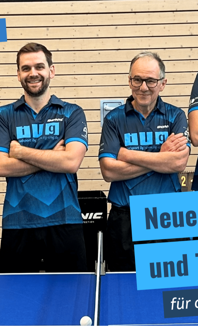 Neues Vereinsdress für die Tischtennis-Abteilung