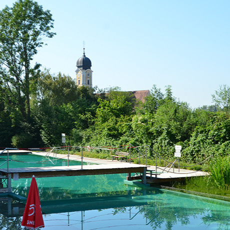 Sanierung Kinderplanschbecken Naturbad Tettenweis