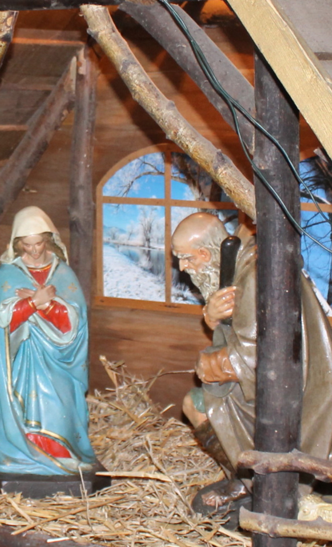 Krippenfiguren Heiligenhäuschen in Hartefeld