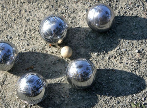 Boccia Bahnen im Freizeitgelände Walheim